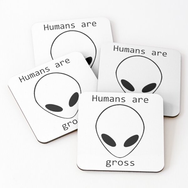 Item preview, Humans Are Gross (alien themed) line designed and sold by arceart.