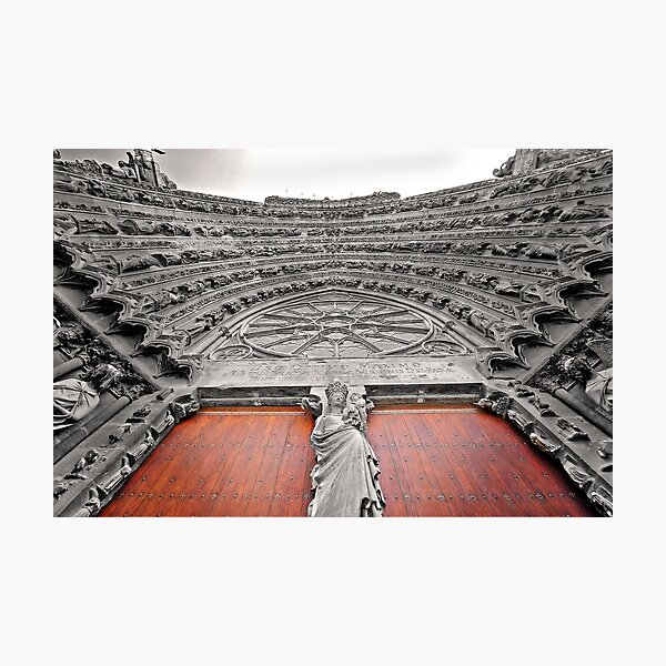 Reims Cathedral Photographic Print