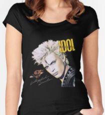 BILLY IDOL neurotic outsiders chelsea 4 Women's Fitted Scoop T-Shirt