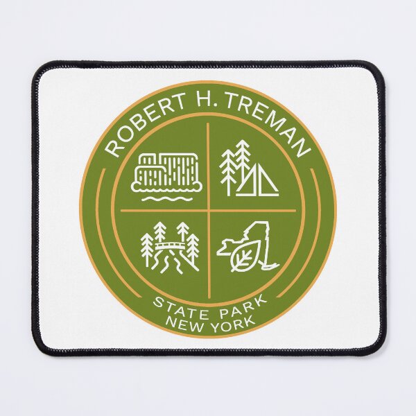 Artikelvorschau, Heraldisches Logo des Robert H. Treman State Park entworfen und verkauft von VanyaKar.