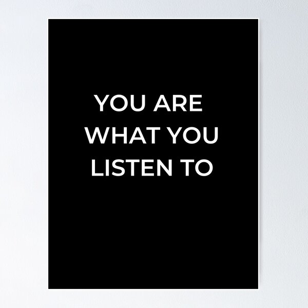 Item preview, You Are What You Listen To designed and sold by SoundSciSoul.