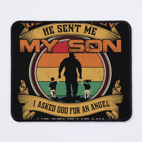 Item preview, I Asked God Better Man Son Daughter designed and sold by UweSchroeder.