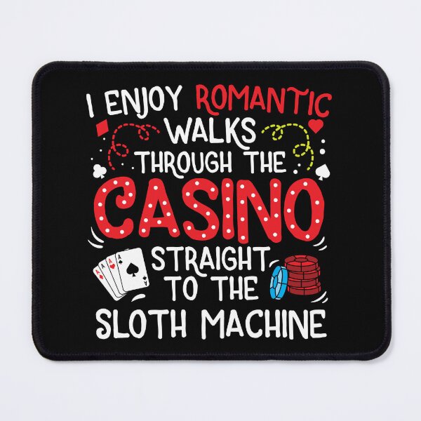 Item preview, Sloth Machine Casino Walks Gambling Gambler Gift designed and sold by haselshirt.
