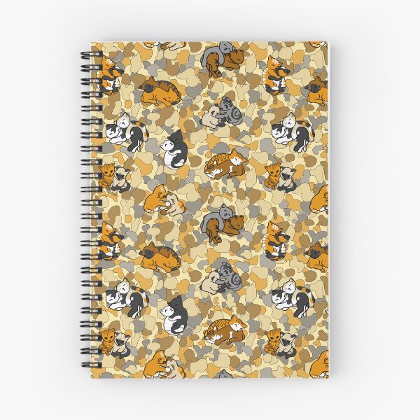 Item preview, Gato Caricias Camuflaje Marrón Natural Amarillo Naranja Gris designed and sold by MyThingNow.