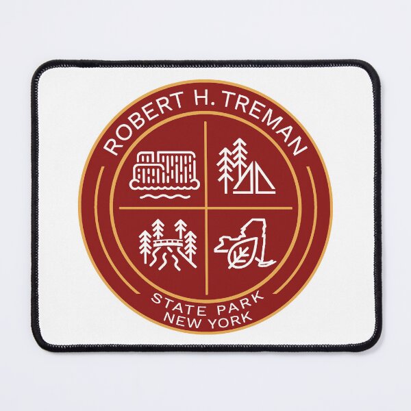 Item preview, Robert H. Treman State Park Heraldic Logo Red designed and sold by VanyaKar.