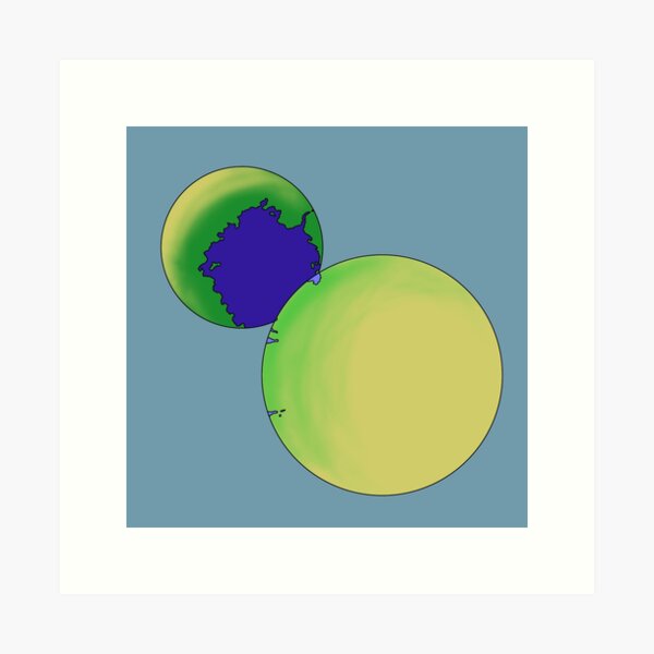 Item preview, Alien Planets - Trapped Twins designed and sold by Disparate Thoughts.