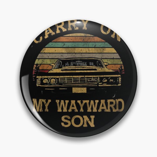 Item preview, Carry On My Wayward Son Vintage supernatural Tee  designed and sold by sahnidkarci.