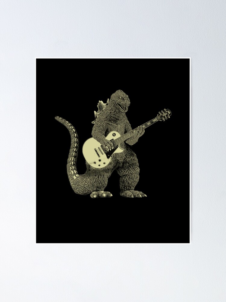 Godzilla Playing Guitar