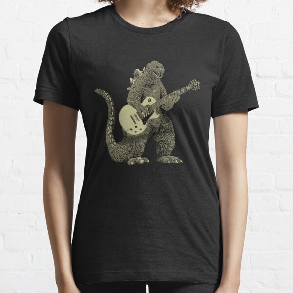 Godzilla jouant de la guitare T-shirt essentiel