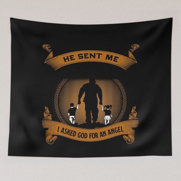 Item preview, I Asked God Custom Name He Senr Me Dad Son And Daughter designed and sold by UweSchroeder.