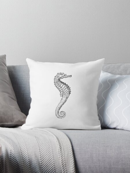 Artikel-Vorschau von 'Silver On White Collection' - Seepferdchen, designt und verkauft von flicmag.