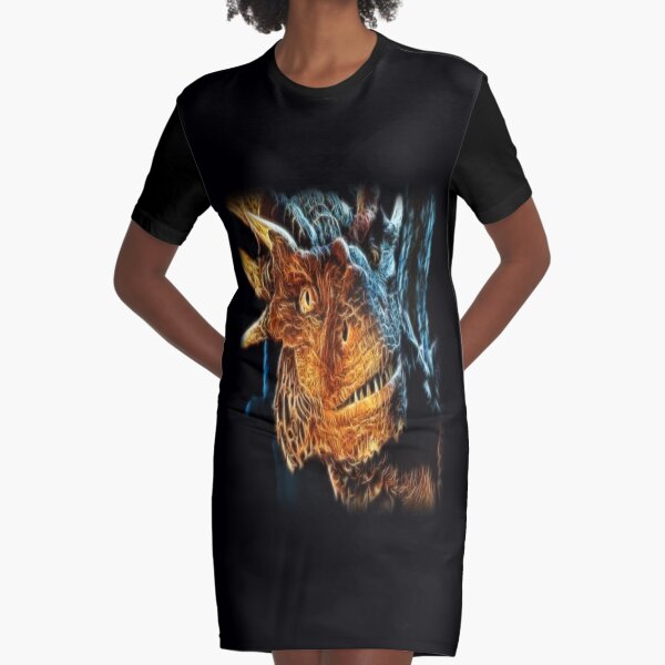 Draco The Dragon From The Hit Dragonheart Movie Graphic T-Shirt Dress
