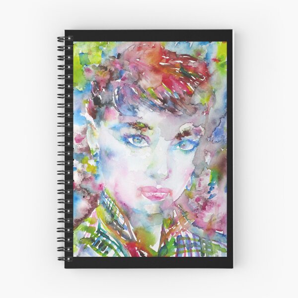 Item preview, AUDREY HEPBURN watercolor portrait .7  designed and sold by DrCurtis51629.