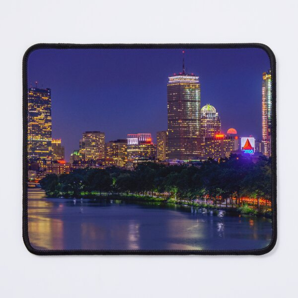 Item preview, Rising Full Moon in Boston city designed and sold by LudaNayvelt.