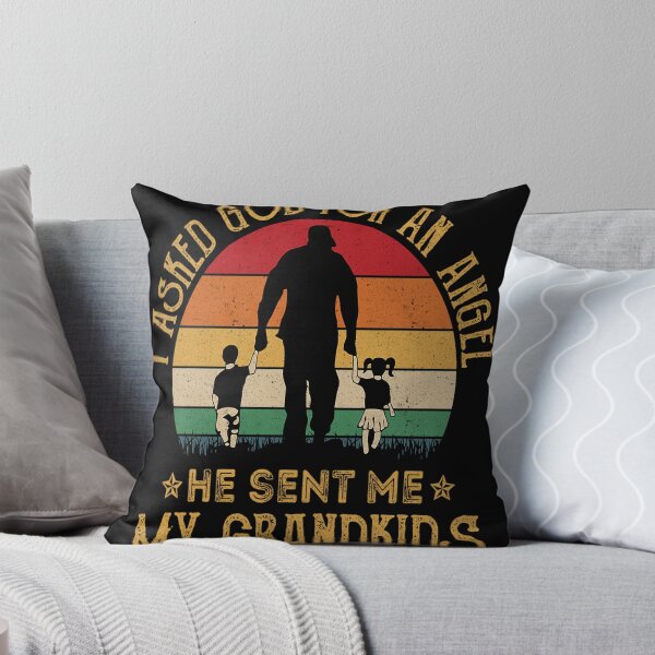 Item preview, I Asked God For An Angel He Sent Me My Grandkids designed and sold by UweSchroeder.