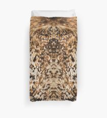 Rustic Chic Country Western Longhorn Cowhide Fur Prints Duvet Cover