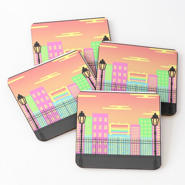 Item preview, Pride cityscape (LGBTQ+ FLAG) designed and sold by Kari-The-Espeon.