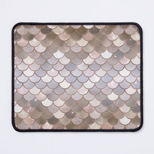 Item preview, Rose Gold Glitter Mermaid Scale Pattern Gradient 4 designed and sold by PressedOak.