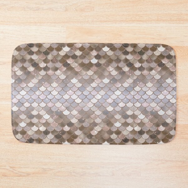 Item preview, Rose Gold Glitter Mermaid Scale Pattern Gradient 4 designed and sold by PressedOak.