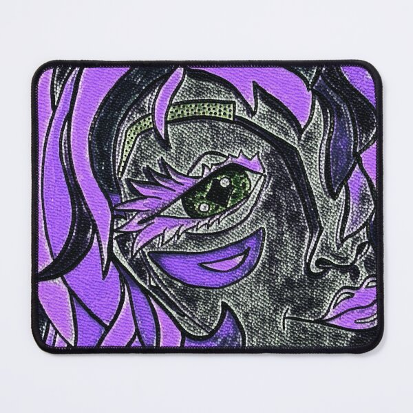 Item preview, Purple Lady portrait, edited watercolour drawing designed and sold by MariDaniArt.