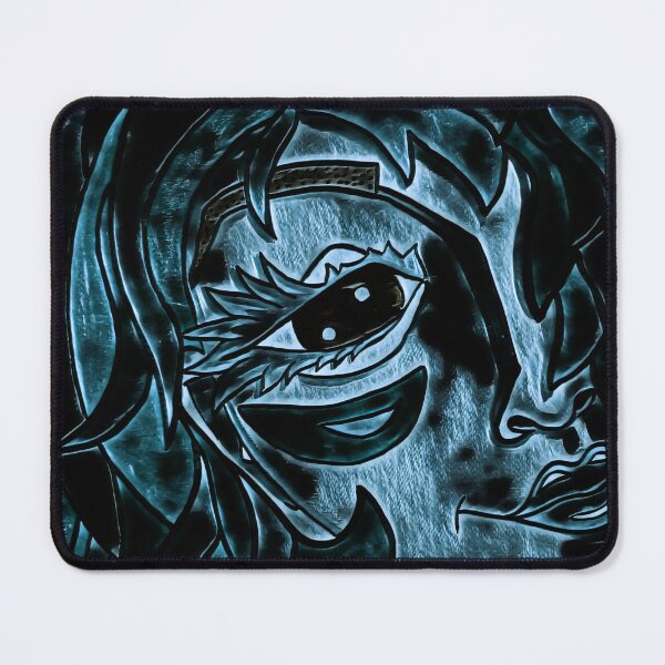 Item preview, Indigo Lady portrait, edited watercolour drawing designed and sold by MariDaniArt.