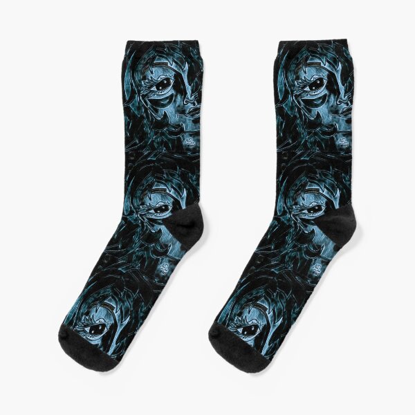 CHIC Funny Sock Cloud Black Cartoon Animal Print For Woman Man Boy Girl Free Size