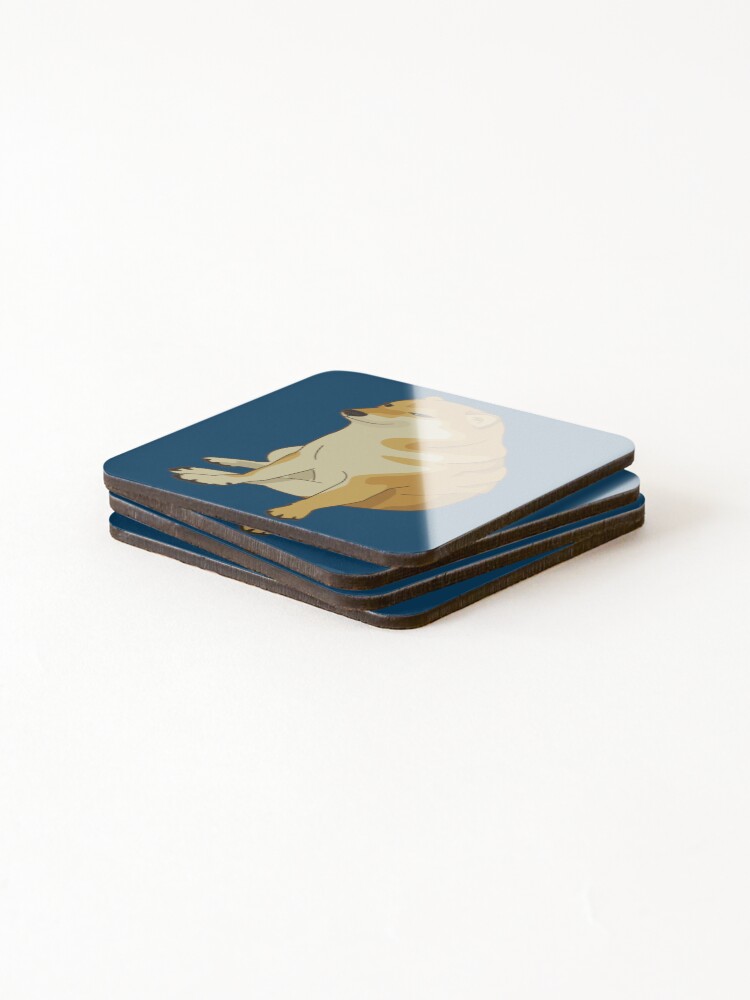 Thumbnail 4 of 5, Coasters (Set of 4), Cheems designed and sold by Rzera-.