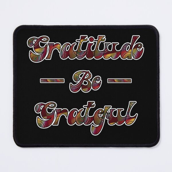 Item preview, Gratitude Groovy-ness Be Grateful Rainbow Colored Mandala Gratitude   designed and sold by 69Designs-MP.