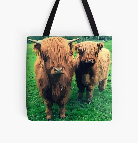Skye the Highland Cow the Wicker Bag