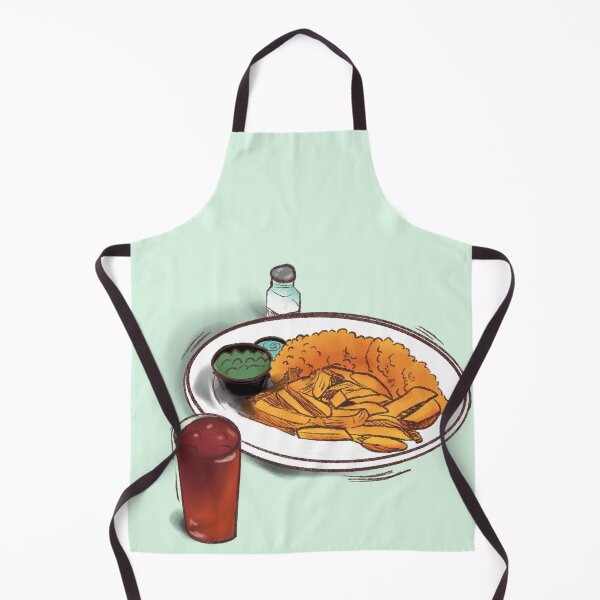 Item preview, fish & chips designed and sold by pinkdrinksoul.