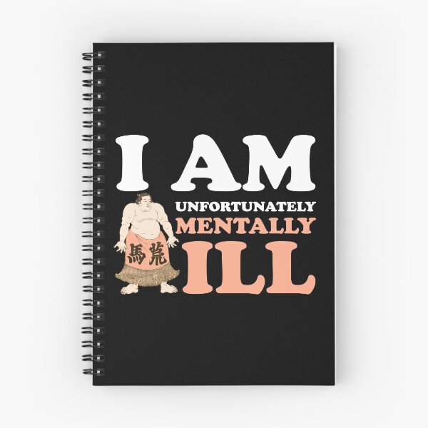 Item preview, I am Unfortunately Mentally Ill | Retro Japanese Sumo designed and sold by SomeDesignThing.