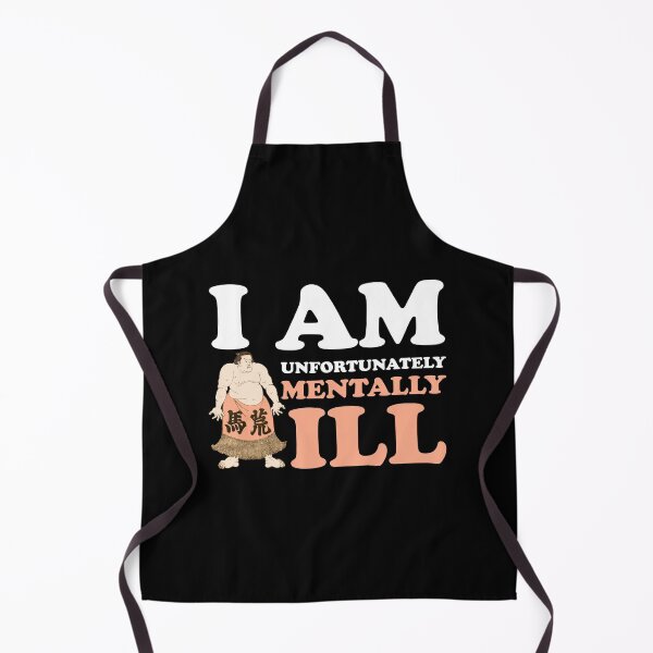 Item preview, I am Unfortunately Mentally Ill | Retro Japanese Sumo designed and sold by SomeDesignThing.