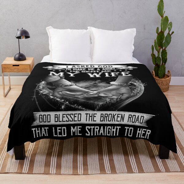 Item preview, I Asked God To Make Me A Angel My Wife designed and sold by UweSchroeder.