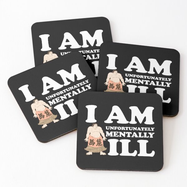 Item preview, I am Unfortunately Mentally Ill | Retro Japanese Sumo designed and sold by SomeDesignThing.