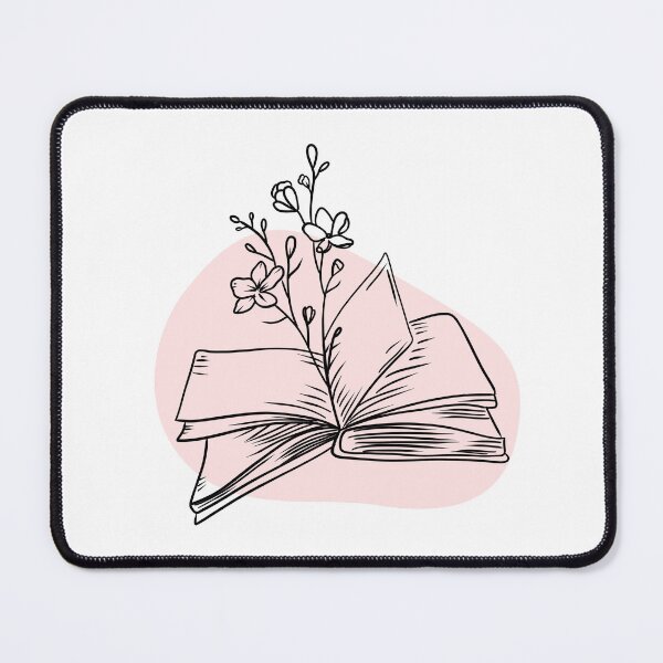 Item preview, Flowers growing from book, mid century modern designed and sold by CherieTree.