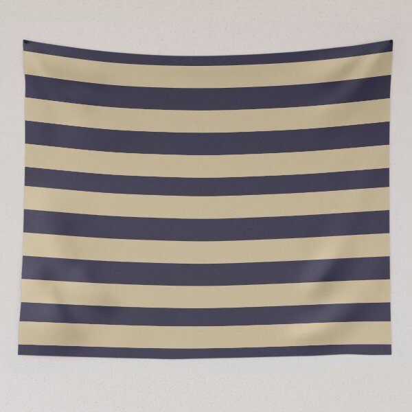 Item preview, Soybean and Nocturnal Eclipse Colors in Horizontal Stripes designed and sold by NECHSTORE.