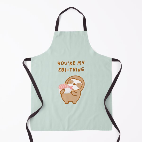 Item preview, You’re My Everything Shrimp Sushi Sloth designed and sold by theslothinme.