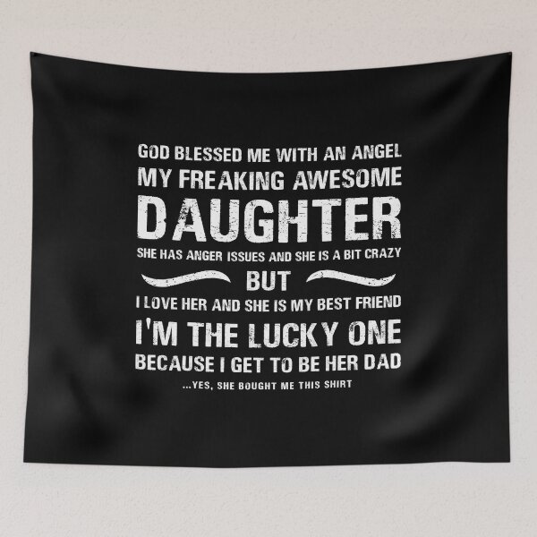Item preview, Fathers Day From Daughter Blessed Lucky Dad designed and sold by BernardMurray.