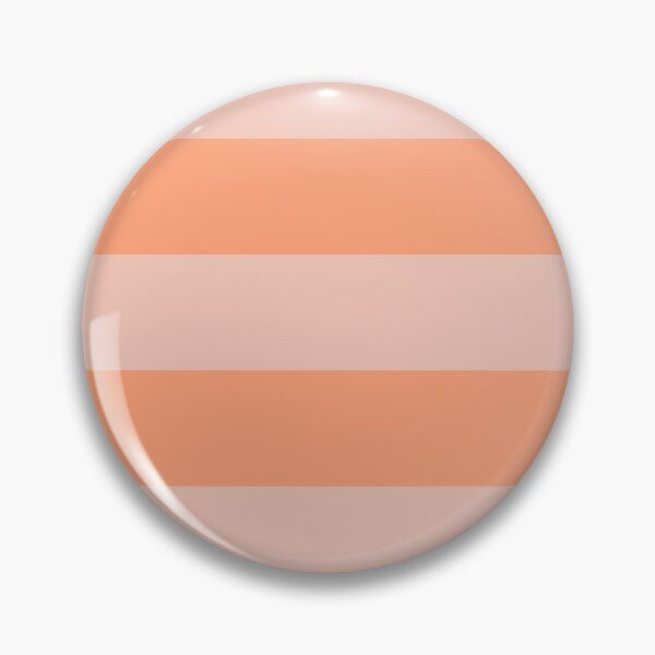 Item preview, Orange Cantaloupe and Blush Pink Colors in Horizontal Stripes designed and sold by NECHSTORE.