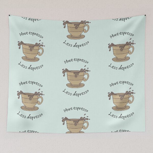 Item preview, More Espresso - Less Depresso designed and sold by Yankee Doodle Gandy.