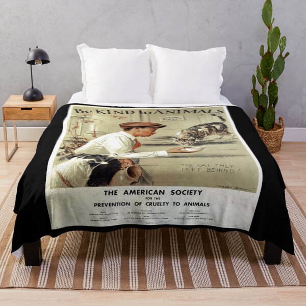 Item preview, Be Kind to Animals - Vintage Poster Premium designed and sold by jaycoxzornes.