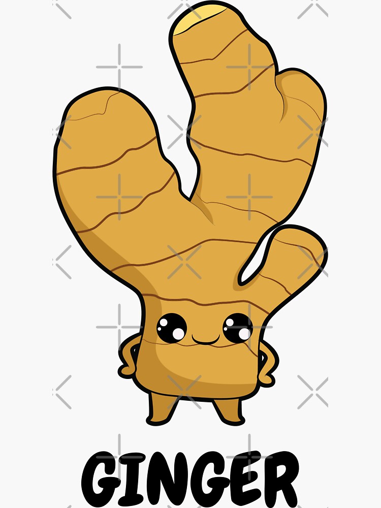 "Cute Ginger" Sticker by kwinikol Redbubble