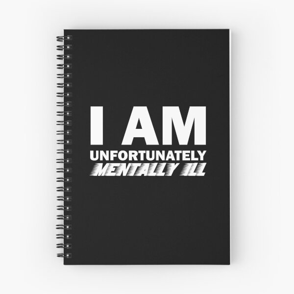 Item preview, I am Unfortunately Mentally Ill | Fast Text designed and sold by SomeDesignThing.