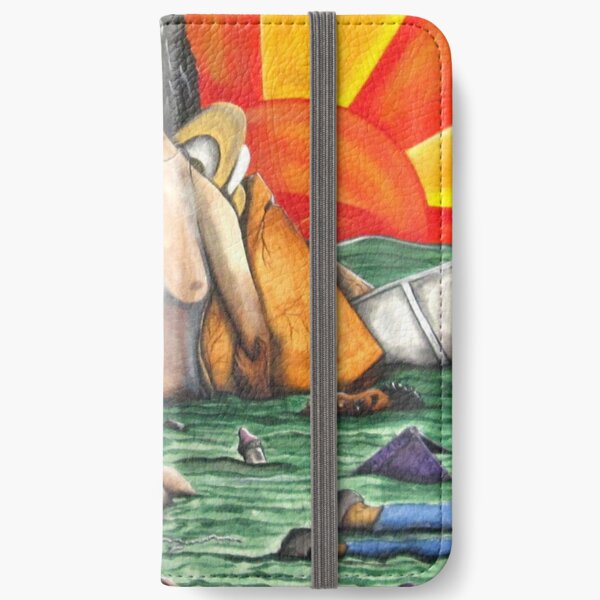 when the levees broke......one nation was divided...... iPhone Wallet