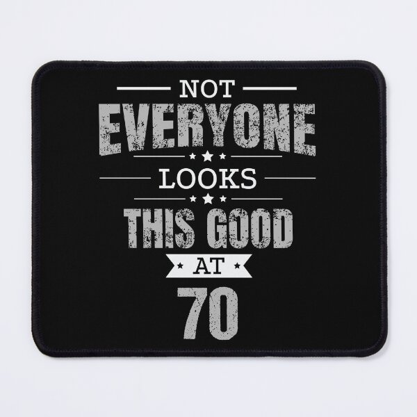Item preview, 70th Birthday Gift Retro Seventy 70 Years Looks This Good Grey designed and sold by haselshirt.