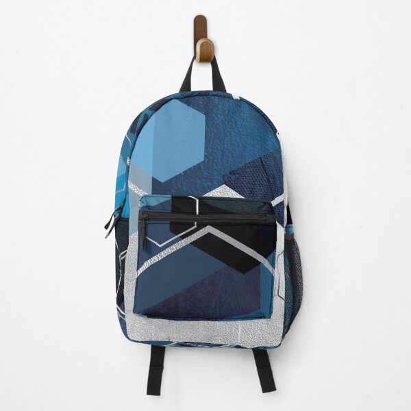 Item preview, Blue Hexagonal Geometric designed and sold by UrbanEpiphany.