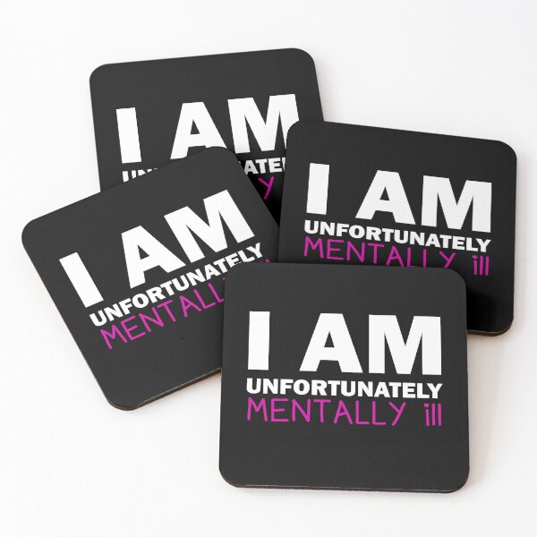 Item preview, Copy of I am Unfortunately Mentally Ill | Heart Text <3 designed and sold by SomeDesignThing.