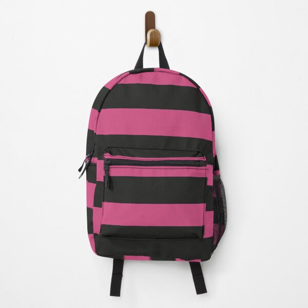 Item preview, Endless Black and Pink Yarrow Colors in Horizontal Stripes designed and sold by NECHSTORE.