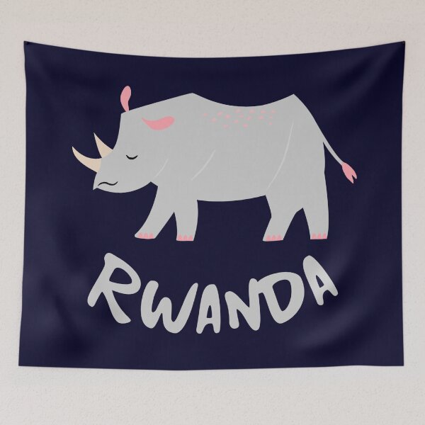 Item preview, RWANDA RHINOCEROS designed and sold by CoopClothing.