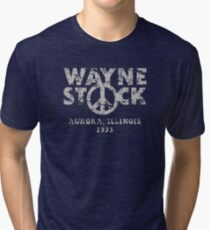 Waynes World - Waynestock Festival 1993 Tri-blend T-Shirt